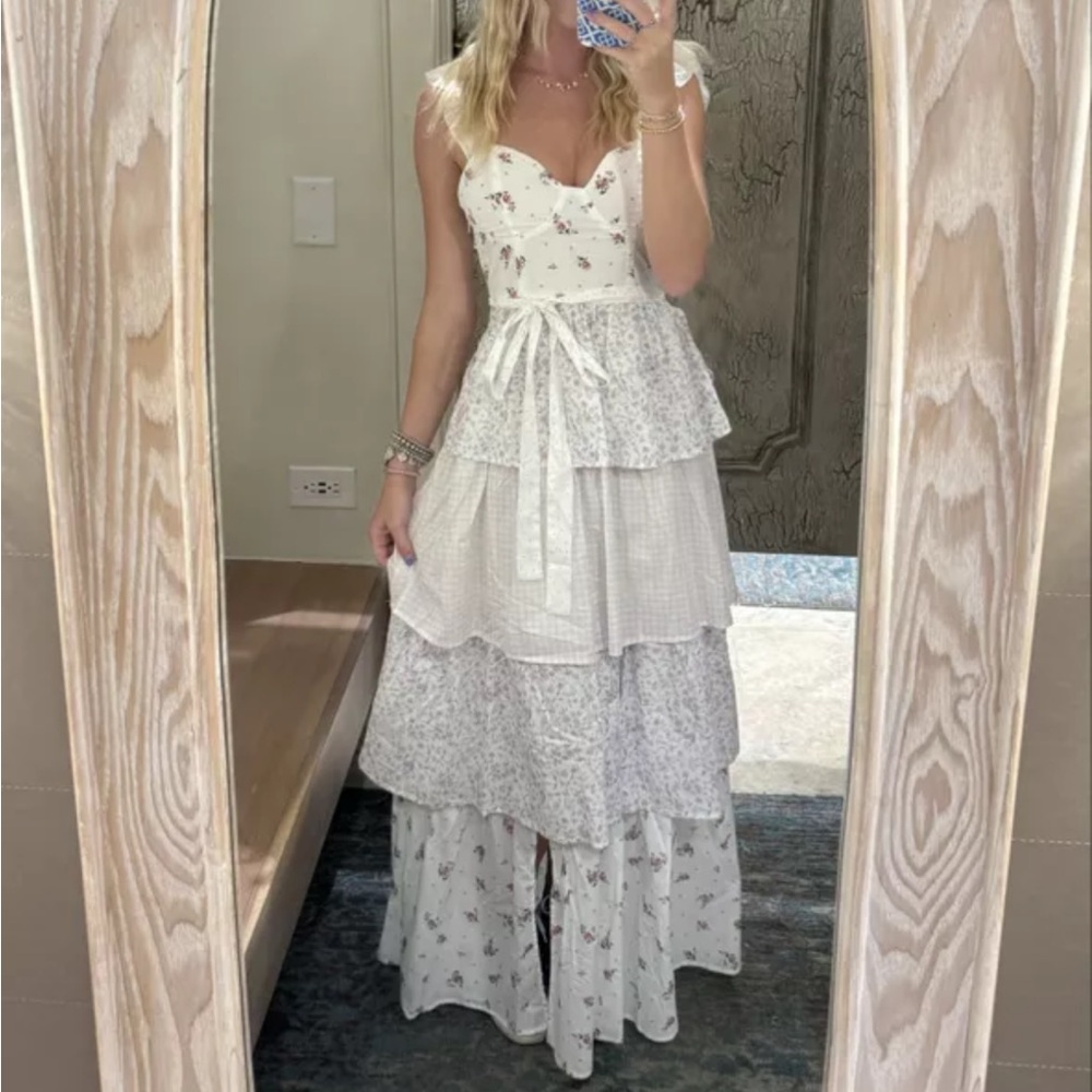 ALTAR’D STATE - Scarlett Floral Maxi Dress Floral Tiered
